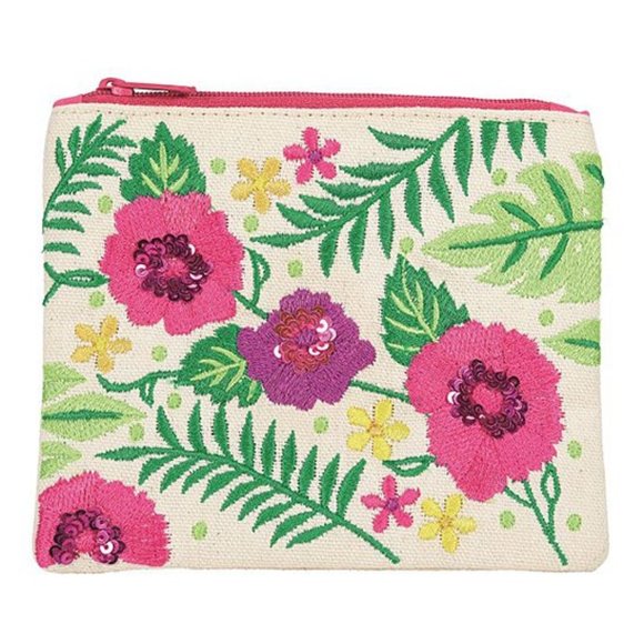 NWT 2 piece set - Quotes by Izzy and Oliver | Floral Tote Bag and coin purse - Picture 3 of 5